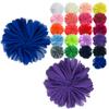 Adornos para mascotas de alta calidad de 7 cm, flor de tela, centro de flor de perla y pedrería, adorno para la cabeza para gato y perro, horquilla, accesorios para ropa, flor para zapato, punto