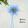 Nova versão coreana de alta venda de joias com flor de diamante em malha tridimensional para roupas, acessórios de cabelo, acessórios de bagagem, decoração de personalidade, diy
