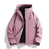 Chaqueta de hombre tres en uno de dos piezas para exteriores, cortavientos, impermeable, de montañismo, chaqueta para mujer, nuevo estilo de otoño e invierno, chaqueta tipo concha