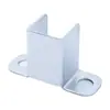 Accesorios para Barandillas Conectores Soporte en Z Barandilla de Balcón Tubo Cuadrado Fijación Hebilla en U Clip para Tubo Montado en Pared Hierro Forjado Acero Zinc