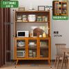 Gabinete de Té Moderno Simple Madera Sólida Gabinete de Almacenamiento Multifuncional Aparador Nuevo Gabinete de Cocina Gabinete de Almacenamiento para el Hogar