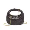 Bolso de Mujer Guangzhou Shiling Venta Caliente Transfronteriza Bolso Tejido Moda Europea y Americana Bolso Dumpling Bolso de Hombro de Mano Cruzado Bolso de Mujer