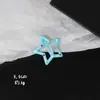 Pasador de Estrella de Dopamina Y2K Lindo para Niña Estrella de Cinco Puntas Pasador de Cabello Color Caramelo Ins Clip BB Clip para Flequillo