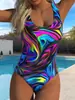 Traje de baño de una pieza sexy para vacaciones en la playa de verano 2027, comercio exterior transfronterizo, traje de baño de triángulo para mujer