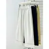 Pantalones de pierna ancha de encaje hueco estilo coreano de moda para verano, para mujeres de talla grande, 100 kg, pantalones casuales 0178