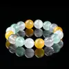 Jingde Jewelry Pulsera de Pelo de Conejo Verde Menta Natural Pulsera de Cristal de Pelo de Conejo Hecha a Mano con Cuentas para Mujer En Stock Dropshipping