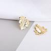 Aleación geometría irregular hojas flores abejas pendientes colgantes traseros DIY Joyería Hecha a Mano pendientes pendientes material