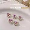 Accesorios Populares para Uñas, Lujo Accesible Bolas Cuadradas Gruesas Hechas a Mano con Diamantes, Accesorios para Uñas de Aleación de Cristal Super Brillantes de Celebridad de Internet