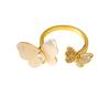 Luz de Anel Borboleta Fritillaria Super Fada Luxo Design de Nicho Anel Personalizado Moda Anel de Dedo de Celebridade da Internet Acessórios Versáteis