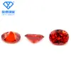 Zircônia Laranja Oval 2*3Mm~13*18Mm Pedra Preciosa Artificial em Forma de Ovo Laranja Colorido Fundo Pontiagudo Zircônia em Forma de Ovo