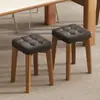 Taburete de Comedor de Madera Maciza Taburete de Comedor para el Hogar Preparación de Madera Original Silla de Comedor Silla Apilable para Restaurante Tocador Simple para Dormitorio Taburete de Maquillaje