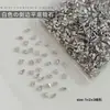 Rhinestones de Circonia Biselados de Fondo Plano 5A para Decoración de Uñas Mezcla de Mini Rhinestones Irregulares Decoraciones Blancas Súper Brillantes para Uñas Decoraciones de Rhinestone para Uñas Portátiles