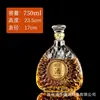 Botella de vino de vidrio blanco cristal 750ml botella de vino extranjera 500ml botella de vino tinto whisky brandy botella de vino vacía procesamiento