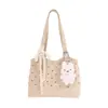 Bolso de axila grande de estilo coreano transfronterizo para mujer, nuevo modelo primavera 2026, bolso de hombro estampado simple, bolso tote para el trabajo