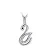 Collar Novedoso 925 Cadena para Clavícula de Mujer Cadena de Moda Elegante Cisne Plateado Colgante de Cristal para Novia Regalo de Cumpleaños Joyería