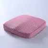 Cojín cuadrado para asiento de espuma viscoelástica con rebote lento, apto para todas las estaciones, para uso en la oficina, conducir y como cojín para asiento de coche o almohadilla para silla