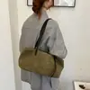 Bolsa de Tote Nueva Estilo Coreano Otoño/Invierno 2026 Retro Casual Gran Capacidad Bolso de Hombro Único Versátil para Viajar Bolso de Axila