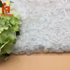 Nova placa bordada vestido de noiva de verão vestido camisola tecido bordado em estoque tecido bordado plano bordado