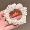 Goma para el pelo simple de satén estilo coreano para mujer, sujetador antideslizante para coleta alta, cuerda de pelo colorida, accesorio para el pelo elástico