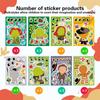 Calcomanías de Anime para Niños de Dibujos Animados DIY Calcomanías para Niños Calcomanías Decorativas Suministros para Fiestas Calcomanías de Juego