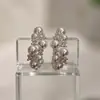 Pendientes de Aro en Forma de C de Nicho con Perlas y Circonita para Mujer, Lujo Ligero, Gama Alta, Elegantes Aros de Oreja Semicirculares en Forma de C, Novedad 2026