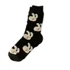 Calcetines de Lunares de Dibujos Animados de Conejo Japonés para Primavera y Verano Calcetines de Media Caña para Mujer Calcetines Lindos para Niña Otoño e Invierno Dulces Combinan con Todo Universitarios