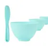 Herramientas para Mascarillas, Bol de Silicona para Mascarillas, Palillo Mezclador de Mascarillas, Brocha para Mascarillas, Brocha Mezcladora para Mascarillas Caseras DIY, Herramientas de Belleza y Maquillaje