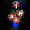 Novas Luzes LED Coloridas de Flor Grande com 4 Cabeças Decoração de Feriado Luzes Decorativas Transfronteiriças Florais Artificiais Luzes de Natal