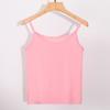 Camisola de verano para mujer talla grande sin mangas para gorditas camisa modal base ajustada para gorditas mm200 kg