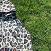 Sudadera con capucha y cremallera, Sudadera, Pantalones de pierna ancha para mujer, Estilo casual elegante europeo y americano, Estampado de leopardo, Estampado de letras de calavera, Estilo gótico creativo