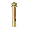 Tornillo de expansión de zinc, perno de expansión externo tipo manguito de acero al carbono, tornillo de expansión M8-M20, clavo de expansión para fijación en pared