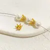 Alta Retención de Color Oro de 14K Corona Estéreo Cuentas Espaciadoras de Diamante Conejo Cuentas Sueltas Accesorios para Pulsera Collar de Perlas de Cristal DIY