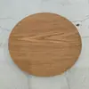 Bandeja de madera maciza estilo japonés para Amazon transfronterizo, bandeja redonda para té de nogal negro, bandeja de almacenamiento para tazas de agua en casa