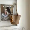 2026 Nova Bolsa Feminina de Ombro Único Alta Aparência Fashion Simples para o Dia a Dia Bolsa de Axila Grande Capacidade Casual Tecida Bolsa Feminina