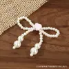 Decoración de lazo de perlas estilo Chanel accesorios hechos a mano con cuentas accesorios para joyería DIY accesorios para funda de teléfono parches 3D