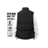 Chaleco de Algodón Grueso Cálido sin Mangas con Cuello Alto para Hombre de Negocios Casual