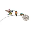 Estaca de Jardín Modelo Nuevo Robin Transfronteriza Pájaro Flor Amazon Creativo Personalizado Portátil Aleación de Hierro
