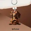 Protetor de Porta de Carregamento Fofo Tema Água-Viva para Celulares Android e iPhone com Conector 2D Design de Desenho Animado