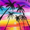 Pintura de diamante 5D diamante completo paisaje de playa pintura decorativa bordado de diamante DIY pintar pegar kit de pintura de ladrillo de diamante fabricantes