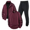 Conjunto de Algodão Puro de Tamanho Grande 2026, Conjunto Cardigan para Esportes ao Ar Livre e Lazer de Primavera e Outono, Conjunto de Três Peças de Moletom Confortável e Respirável