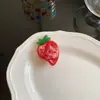 Grampo de Cabelo Estilo Coreano Série de Frutas Fofa Presilha Bico de Pato Acetato de Alta Qualidade Brilho de Diamante Clipe para Franja Melancia Cereja Limão