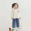 Chaquetas de Primavera y Otoño para Niñas, Chaquetas con Capucha Florales de Nuevo Estilo para Niñas, Conjunto de Tres Piezas de Jeans de Primavera para Bebés