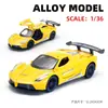 Simulación Transfronteriza Aleación Modelo de Coche Todoterreno Adornos Coche Deportivo Infantil Aleación Coche de Retracción Regalo para Niño