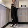 Pantalones Waffle de Verano para Hombre Nuevos de Moda Sueltos Estudiante Guapo Transpirables Versátiles Casuales Leggings Pantalones de Chándal