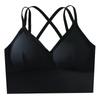 Verão Ice Silk cross beleza de volta envolto no peito tubo top sem anel de aço com almofada no peito todos os jogos de fundo esportes cinta sutiã cueca