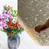 Película de vidrio esmerilado estática sin adhesivo para dormitorio, venta caliente, flor de cola de fénix, película a prueba de miradas, pegatina de vidrio transparente opaca