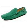Sapatos Masculinos de Couro Camurça Tamanho Grande Transfronteiriços, Mocassins Leves de Calçar, Sapatos de Couro Formais para Negócios, Sapatos Masculinos de Calçar