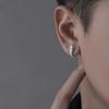 Clip para oreja de serpiente diseño de nicho personalidad avanzado nuevo moderno único aretes con forma de serpiente colgantes para la oreja temperamento fresco aretes de estilo susurrante