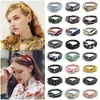 Estilo Bohemio Banda Elástica Cruzada Coreana Dongdaemun para el Cabello Diadema Coreana de Gasa Accesorios para el Cabello para Mujer Tendencia