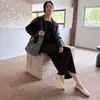 Lamode Clássico2026 Novo Estilo Outono Sapatos Femininos Planos de Solado Macio Plissados, Sapatos Rasos Versáteis para o Trabalho